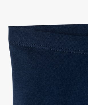 Legging long uni en coton stretch fille vue2 - GEMO (ENFANT) - GEMO
