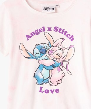 Pyjashort à motif Stitch et Angel fille - Disney vue2 - LILO & STITCH - GEMO