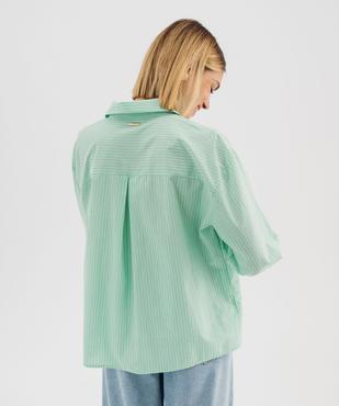 Chemise large manches longues rayée femme - LuluCastagnette vue10 - LULUCASTAGNETTE - GEMO