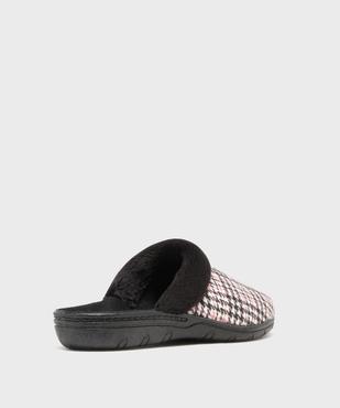 Chaussons mules dessus velours et fourrure imitation femme vue4 - G'FLEX GEMO FOR GOOD - GEMO