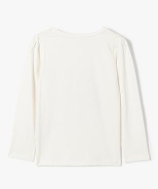 Tee-shirt fille à manches longues avec motif en sequins - LuluCastagnette vue3 - LULUCASTAGNETTE - GEMO