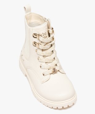 Boots fille unies Chelsea à semelle crantée - LuluCastagnette du 25 au 30 vue5 - LULU CASTAGNETT - GEMO