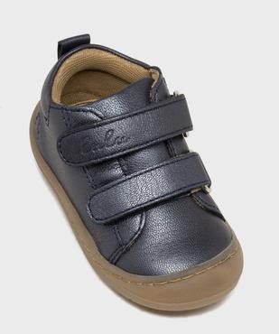 Chaussures premiers pas en cuir à scratch bébé fille - LuluCastagnette vue5 - LULUCASTAGNETTE - GEMO