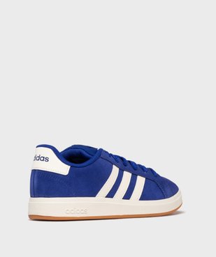 Baskets basses en cuir suédé Grand Court 00s garçon - Adidas vue4 - ADIDAS - GEMO