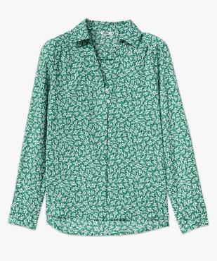 Chemise manches longues fleurie femme vue4 - GEMO(FEMME PAP) - GEMO