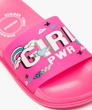 Mules de piscine fille « girl power »  vue6 - GEMO (ENFANT) - GEMO
