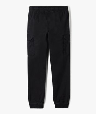 Pantalon en toile coupe jogger slim garçon vue9 - GEMO 4G GARCON - GEMO