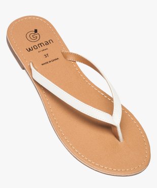 Tongs femme à petit talon plat et lanières fines - Valentina Baldano vue5 - VALENTINA BALDA - GEMO