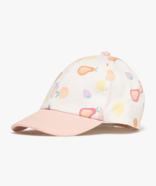 Casquette à motifs fruits bébé fille vue4 - GEMO(BEBE DEBT) - GEMO