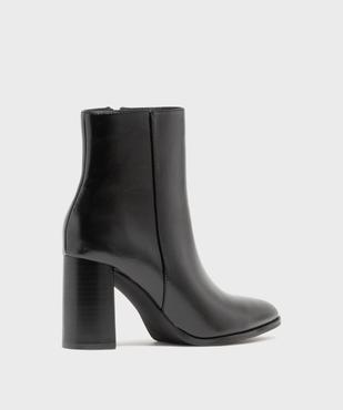 Boots à talon haut et bout pointu unies femme vue4 - FOLLOW ME - GEMO