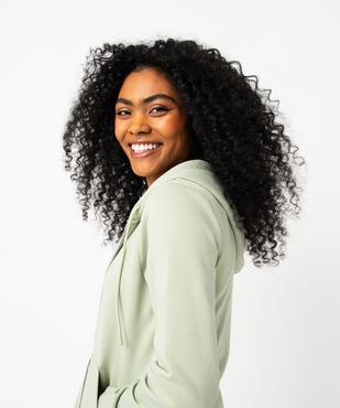 Sweat zippé à capuche femme vue6 - GEMO(FEMME PAP) - GEMO