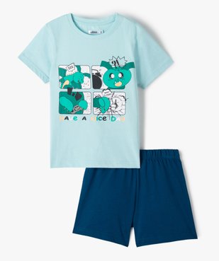 Pyjashort garçon imprimé dinosaure vue1 - GEMO (ENFANT) - GEMO