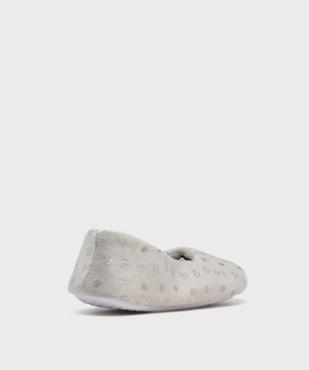 Chaussons ballerines en velours motifs coeurs femme vue4 - GEMO(HOMWR FEM) - GEMO