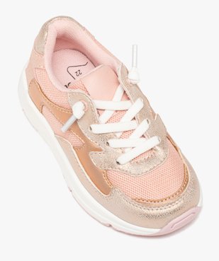 Baskets bébé fille unies en mesh avec détails irisés vue6 - LOVELY WINGS GEMO FOR GOOD - GEMO