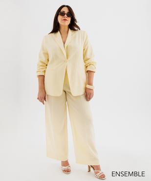 Ensemble costume jaune pour femme grande taille  - GEMO
