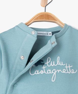 Pyjama 2 pièces bébé garçon intérieur velours - LuluCastagnette vue2 - LULUCASTAGNETTE - GEMO