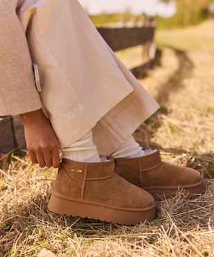 Boots fourrées plateforme femme - LuluCastagnette vue7 - LULUCASTAGNETTE - GEMO