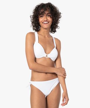 Haut de maillot de bain femme forme corbeille à armatures vue3 - GEMO (PLAGE) - GEMO