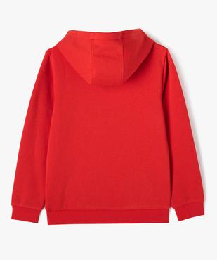 Sweat à capuche imprimé garçon vue4 - GEMO (JUNIOR) - GEMO