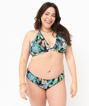 Bas de maillot de bain femme grande taille coupe classique vue3 - GEMO 4G FEMME - GEMO