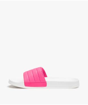 Mules de piscine fille à bandeau uni vue3 - GEMO (ENFANT) - GEMO