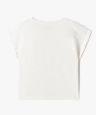 Tee-shirt manches courtes loose imprimé Pikachu fille - Pokémon vue4 - POKEMON - GEMO