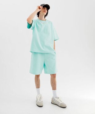 Bermuda large en maille à taille élastiquée homme vue5 - GEMO (HOMME) - GEMO