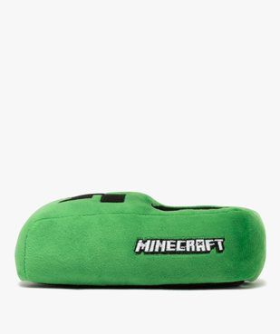 Chaussons garçon en volume Minecraft vue3 - MINECRAFT - GEMO