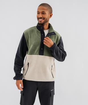 Sweat tricolore chaud avec col pressionné homme - Roadsign vue1 - ROADSIGN D - GEMO