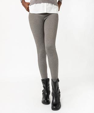 Leggings à motif pied de poule et paillettes femme vue2 - GEMO(FEMME PAP) - GEMO