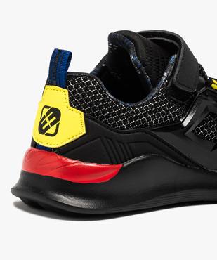 Baskets garçon dessus mesh et détails colorés - Freegun vue6 - FREEGUN - GEMO