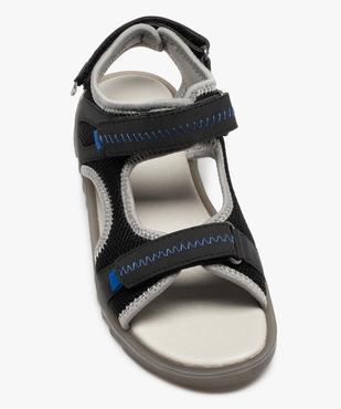 Sandales sport garçon à brides scratch et semelle crantée vue5 - GEMO 4G GARCON - GEMO