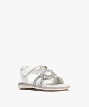Sandales pailletées fermeture scratch fille - Lovely Wings vue2 - LOVELY WINGS - GEMO