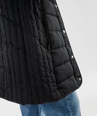 Manteau matelassé avec col montant doublé femme vue6 - GEMO 4G FEMME - GEMO