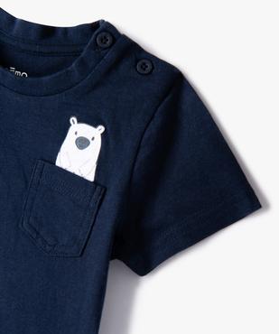 Tee-shirt bébé garçon à manches courtes imprimé (lot de 3) vue3 - GEMO 4G BEBE - GEMO