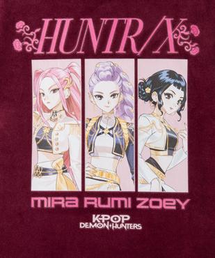 Pyjama 2 pièces Kpop Demon Hunter en velours fille vue2 - KPOP DEMON HUNTERS - GEMO
