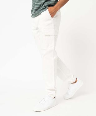 Pantalon cargo coupe Straight homme vue3 - GEMO 4G HOMME - GEMO