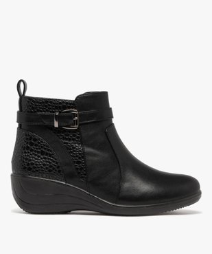 Boots confort avec talon compensé femme vue1 - G'FLEX - GEMO