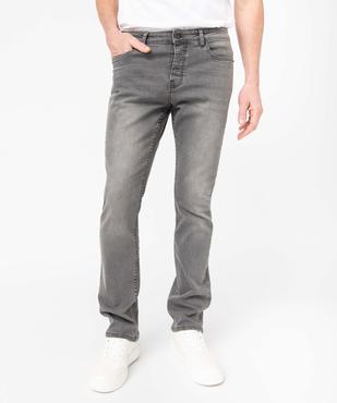 Jean homme straight en coton stretch vue1 - GEMO (HOMME) - GEMO
