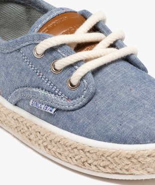 Baskets garçon en toile avec semelle en corde tressée vue6 - GEMO (ENFANT) - GEMO