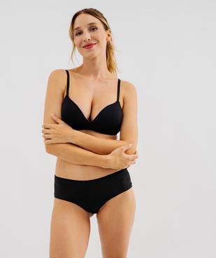 Soutien-gorge triangle sans armature à bonnets moulés vue7 - GEMO 4G FEMME - GEMO