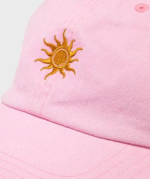 Casquette en toile denim avec soleil brodé femme vue3 - GEMO (ACCESS) - GEMO