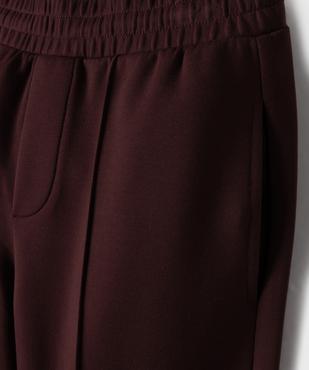 Pantalon de sport coupe large fille vue3 - GEMO (JUNIOR) - GEMO