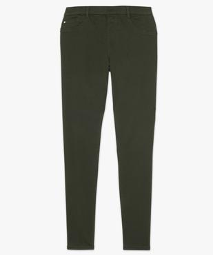 Pantalon femme jegging coloré à taille élastique vue4 - FOLLOW ME - GEMO