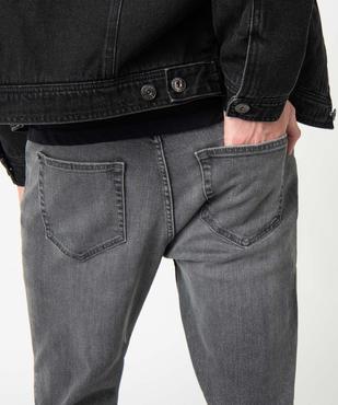 Jean homme coupe Tapered 5 poches vue2 - GEMO (HOMME) - GEMO