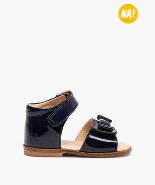 Sandales premiers pas bébé fille vernies en cuir – NA! vue1 - NA! - GEMO