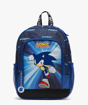Sac à dos multipoche imprimé enfant - Sonic vue1 - SONIC - GEMO