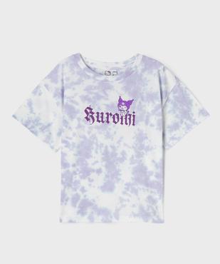 Tee-shirt manches courtes avec motifs buste et dos fille - Hello Kitty vue1 - KUROMI - GEMO