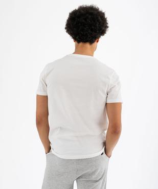 Tee-shirt à manches courtes avec inscription XXL homme vue3 - GEMO (HOMME) - GEMO