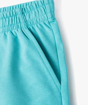 Short en maille légère avec revers garçon vue2 - GEMO (ENFANT) - GEMO